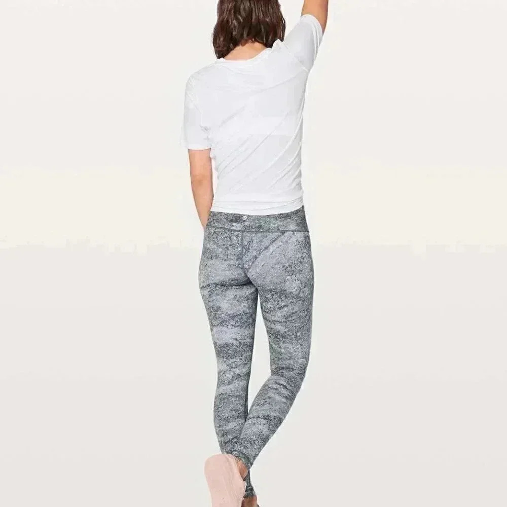 Lululemon wunder under grey tight yoga low rise tight full on luxtreme legging 4